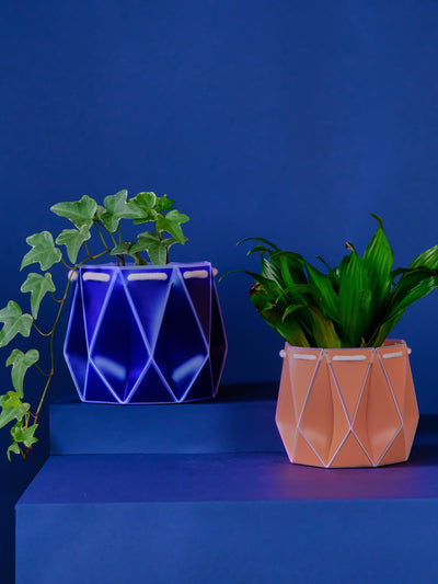 POTR Navy Self-Watering Pot - House of Kojo