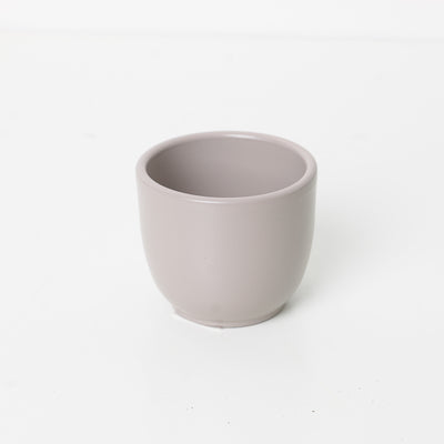 Tusca Taupe Ceramic Pot 7.5cm / Beige